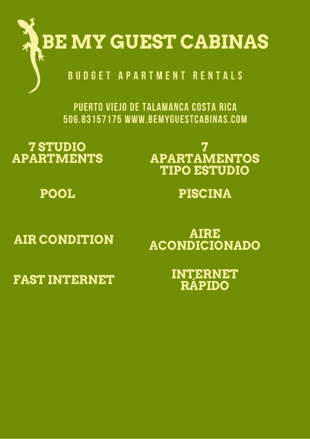 Be My Guest Cabinas Puerto Viejo de Talamanca Exterior photo